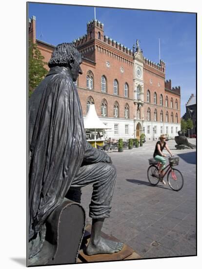 Roedhus, Hans Christian Andersen Statue, Odense, Funen, Denmark, Scandinavia, Europe-Marco Cristofori-Mounted Photographic Print