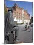 Roedhus, Hans Christian Andersen Statue, Odense, Funen, Denmark, Scandinavia, Europe-Marco Cristofori-Mounted Photographic Print