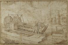 A Dredger on a Canal-Roelandt Jacobsz. Savery-Giclee Print