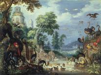 Orpheus with Birds and Beasts, 1622-Roelandt Jacobsz. Savery-Giclee Print