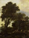 Forest Landscape with Lean-To-Roelant Roghman-Art Print