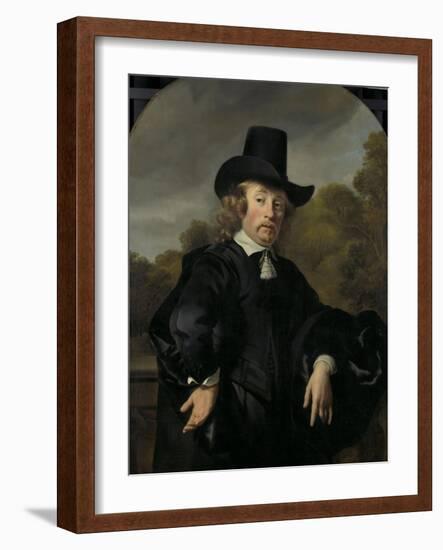 Roelof Meulenaer Amsterdam Mercantile Courier or Postmaster on the Antwerp Route-Ferdinand Bol-Framed Art Print