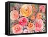 Roes and Daisies-Neela Pushparaj-Framed Stretched Canvas