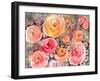 Roes and Daisies-Neela Pushparaj-Framed Giclee Print