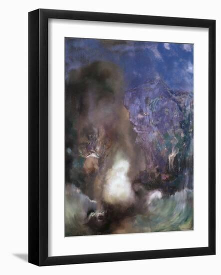 Roger and Angelica-Odilon Redon-Framed Giclee Print