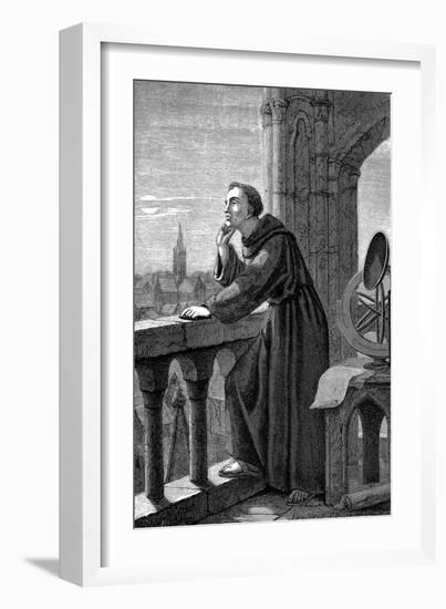 Roger Bacon, English Experimental Scientist, Philosopher and Franciscan Friar, 1867-null-Framed Giclee Print