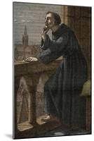 Roger Bacon in His Observatory in Oxford-Stefano Bianchetti-Mounted Giclee Print