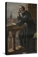 Roger Bacon in His Observatory in Oxford-Stefano Bianchetti-Stretched Canvas