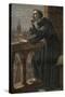 Roger Bacon in His Observatory in Oxford-Stefano Bianchetti-Stretched Canvas