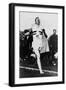 Roger Bannister Achieving the Four-Minute Mile, Oxford, Uk, May 6, 1954-null-Framed Photo