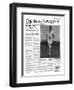 Roger Bannister, Front Page of 'The Children's Newspaper', 1954-English School-Framed Premium Giclee Print