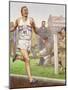 Roger Bannister Running the First Four-Minute Mile-Pat Nicolle-Mounted Giclee Print