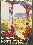 Sur la Cote d'azur-Roger Broders-Framed Art Print