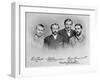 Roger Casement, Herbert Ward, E.J Glave and Friend-English Photographer-Framed Giclee Print