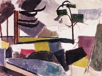 Unfinished Landscape with Tree Branches-Roger de La Fresnaye-Giclee Print