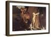 Roger Delivering Angelica-Jean-Auguste-Dominique Ingres-Framed Art Print