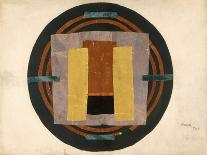Circular Design for a Rug, 1916 (W/C and Collage on Paper)-Roger Eliot Fry-Giclee Print