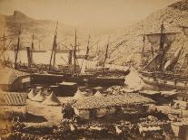 Russian Warships in the Cossack Bay, Balaklava, Ca 1855-Roger Fenton-Stretched Canvas