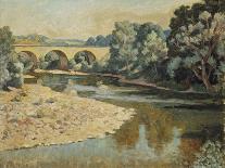 Bridge over the Allier-Roger Fry-Stretched Canvas