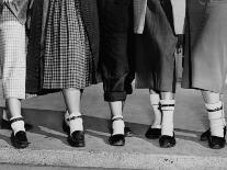 Legs and Feet with Dog Collar Anklets-Roger Higgins-Mounted Photo