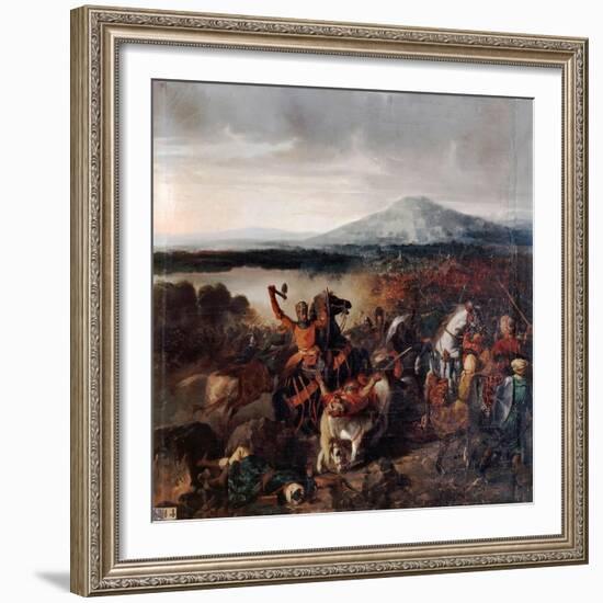 Roger I of Sicily at the Battle of Cerami in 1061-Prosper Lafaye-Framed Giclee Print