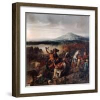 Roger I of Sicily at the Battle of Cerami in 1061-Prosper Lafaye-Framed Giclee Print