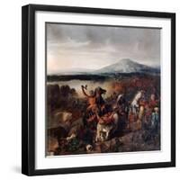 Roger I of Sicily at the Battle of Cerami in 1061-Prosper Lafaye-Framed Giclee Print