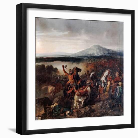 Roger I of Sicily at the Battle of Cerami in 1061-Prosper Lafaye-Framed Giclee Print