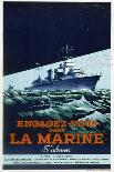 French Navy Recruitment Poster, C1930-1945-Roger Levasseur-Framed Stretched Canvas