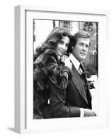 Roger Moore and Barbara Parkin-Associated Newspapers-Framed Photo