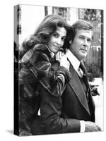 Roger Moore and Barbara Parkin-Associated Newspapers-Stretched Canvas