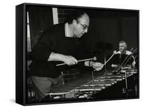 Roger Nobes and Johnny Richardson Playing at the Fairway, Welwyn Garden City, Hertfordshire, 1991-Denis Williams-Framed Stretched Canvas