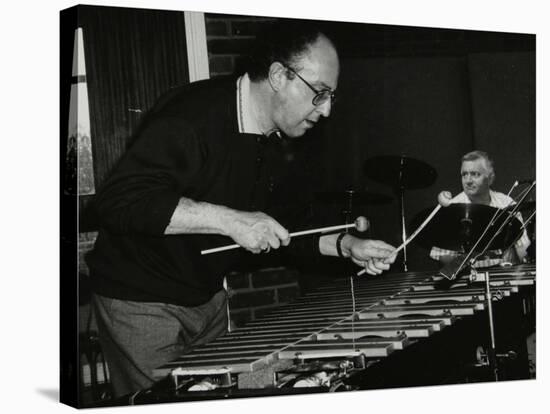 Roger Nobes and Johnny Richardson Playing at the Fairway, Welwyn Garden City, Hertfordshire, 1991-Denis Williams-Stretched Canvas