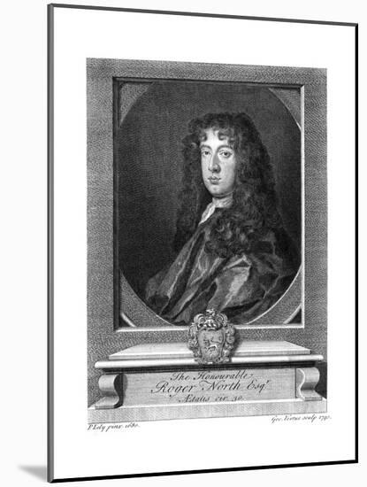 Roger North-Sir Peter Lely-Mounted Giclee Print