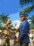 Henry Stanley Greets David Livingstone-Roger Payne-Giclee Print