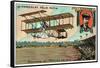 Roger Sommer Flying at the Spa Aviation Meeting, Belgium, 1909-null-Framed Stretched Canvas