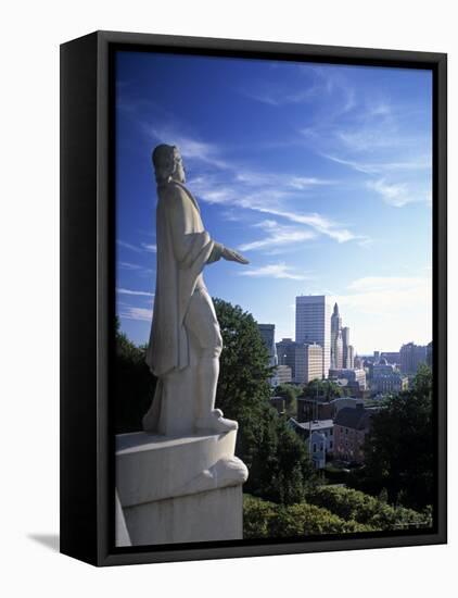 Roger Williams Memorial, Providence, Rhode Island, USA-Walter Bibikow-Framed Stretched Canvas