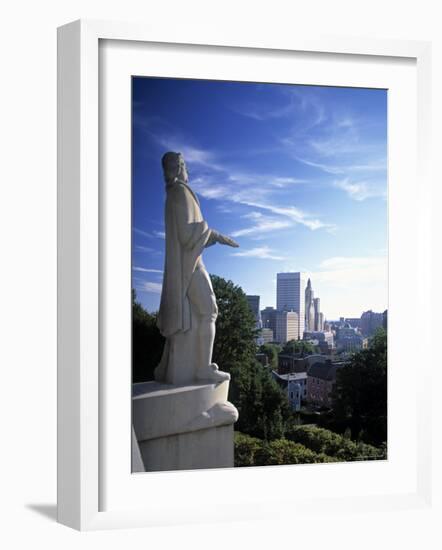 Roger Williams Memorial, Providence, Rhode Island, USA-Walter Bibikow-Framed Photographic Print