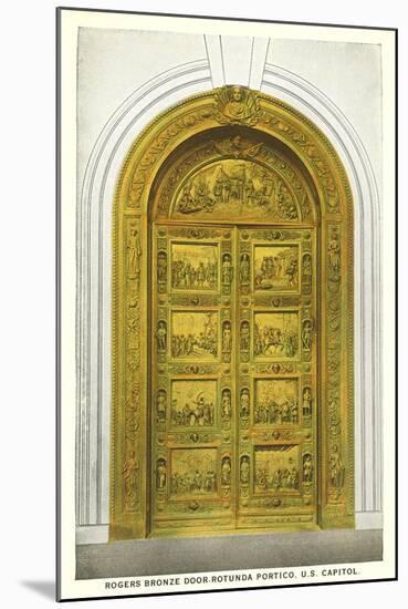 Rogers Door, Capitol, Washington D.C.-null-Mounted Art Print