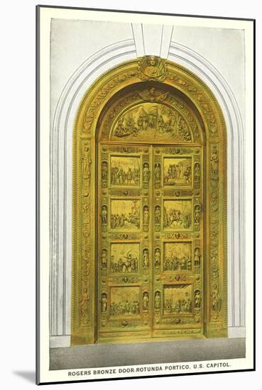 Rogers Door, Capitol, Washington D.C.-null-Mounted Art Print