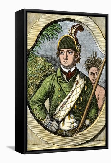 Rogers' Rangers Leader Robert Rogers, French and Indian War-null-Framed Stretched Canvas