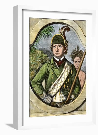 Rogers' Rangers Leader Robert Rogers, French and Indian War-null-Framed Giclee Print