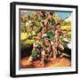 Rogers' Rangers-Ron Embleton-Framed Giclee Print