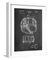 Rogers Snare Drum Patent-Cole Borders-Framed Art Print