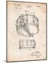Rogers Snare Drum Patent-Cole Borders-Mounted Art Print