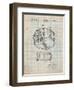 Rogers Snare Drum Patent-Cole Borders-Framed Art Print