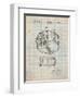 Rogers Snare Drum Patent-Cole Borders-Framed Art Print