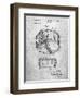 Rogers Snare Drum Patent-Cole Borders-Framed Art Print