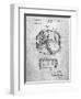 Rogers Snare Drum Patent-Cole Borders-Framed Art Print