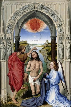 The Baptism of Christ (The Altar of St. John, Middle Pane), Ca 1455